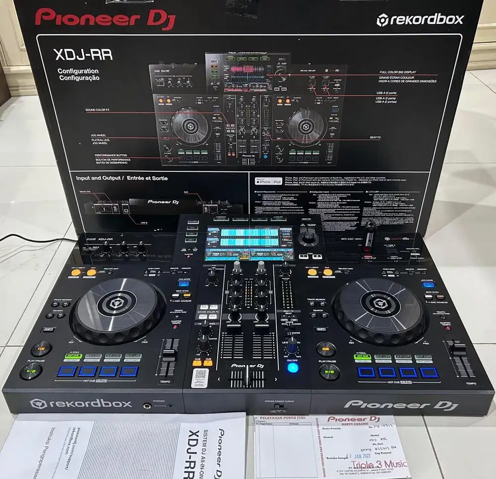 Alat DJ Pioneer XDJ RR GARANSI 2027 Fullset Controller Rekordbox CDJ