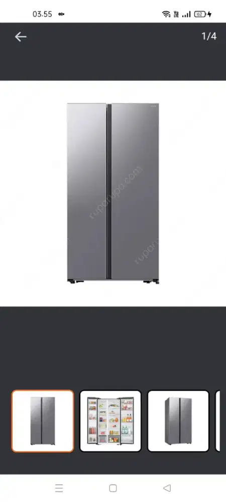 Samsung 583liter kulkas 2 pintu
