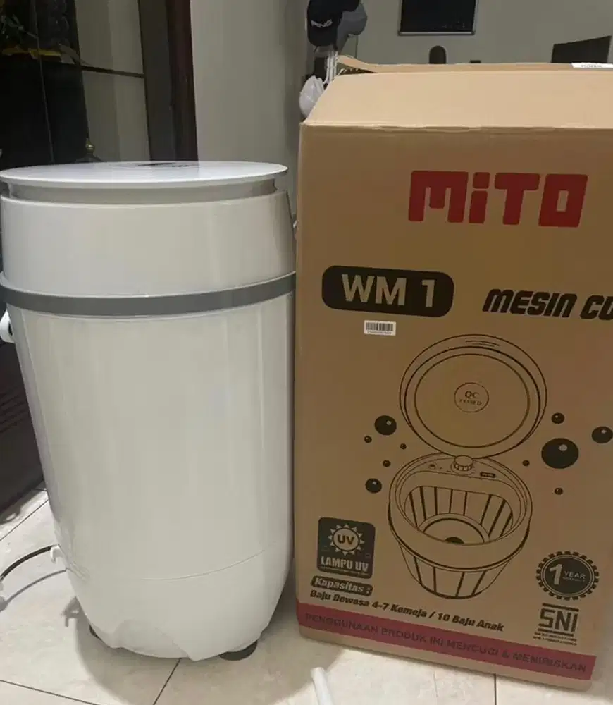 Mesin cuci portable 3,5 kg