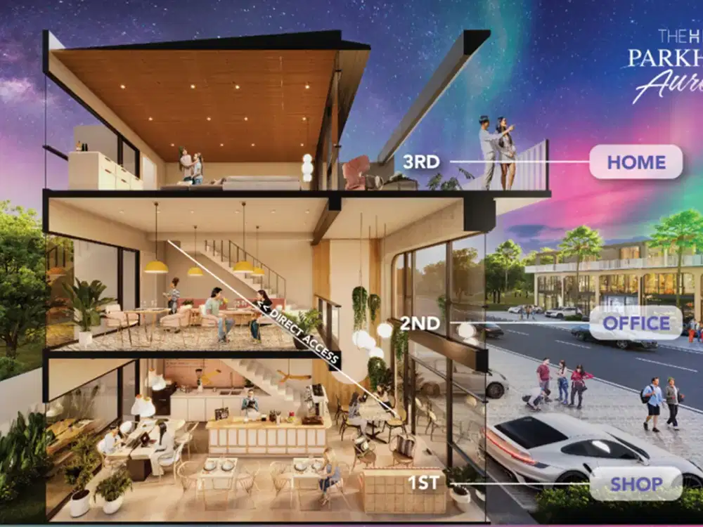 INVESTASI TERBAIK! RUKO MULTIFUNGSI 3 LANTAI!