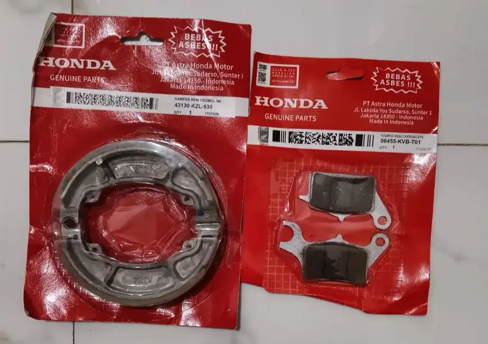 Bismilah numpang jual kampas rem depan belakang sm kunci kontak