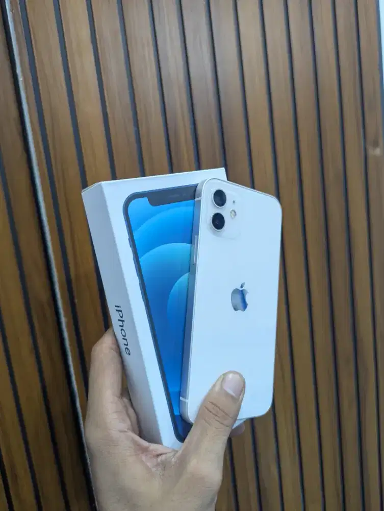 iPhone 12 white (128Gb) IbOx Bh 91% fulset original super like new