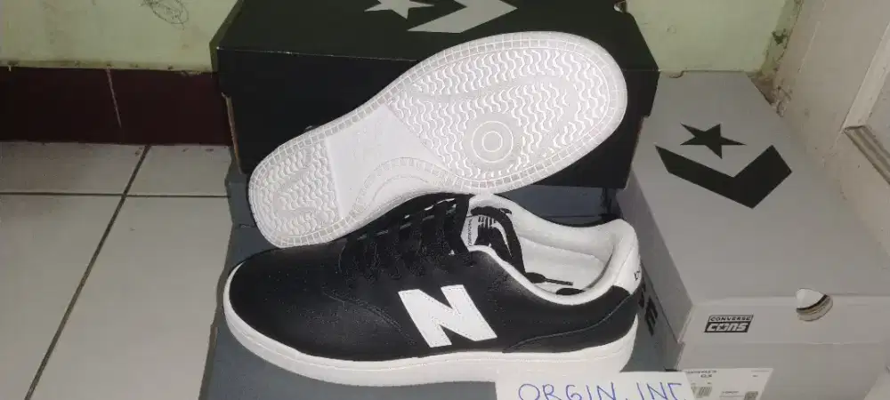 sepatu new balance bb80blk kulit asli size 44 ISTIMEWA