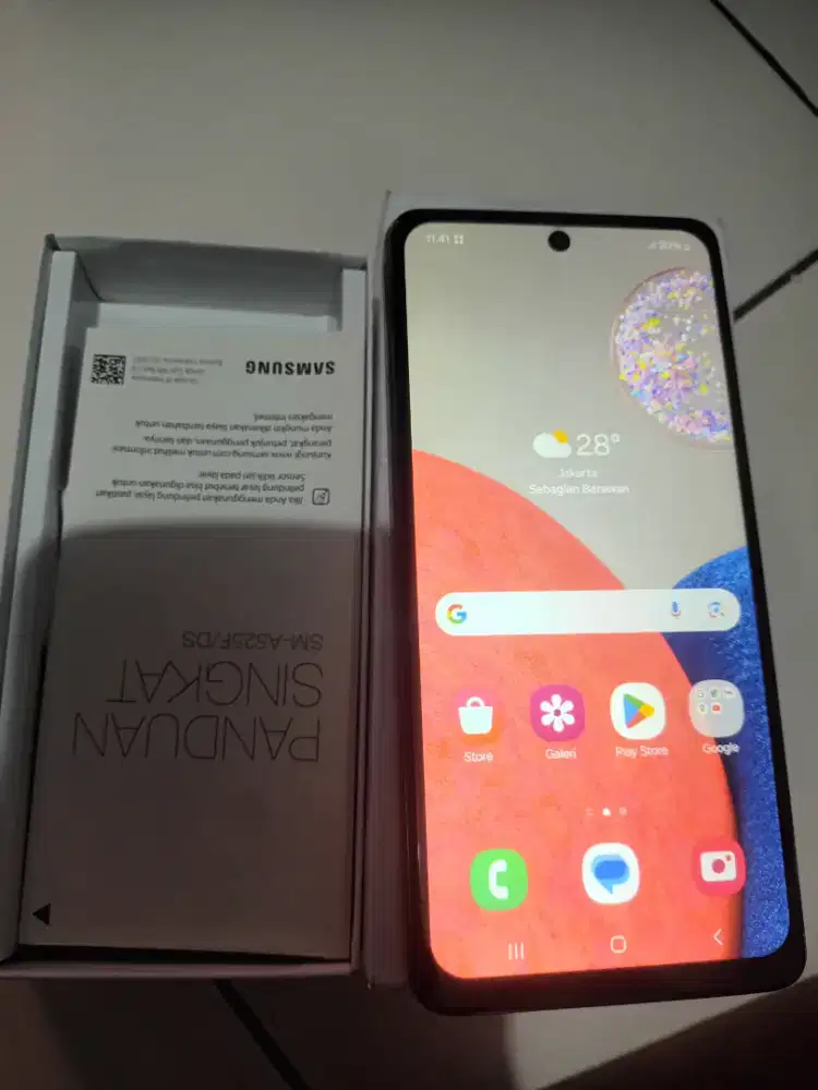 Samsung a52s 5g 8/256 fulset mulus