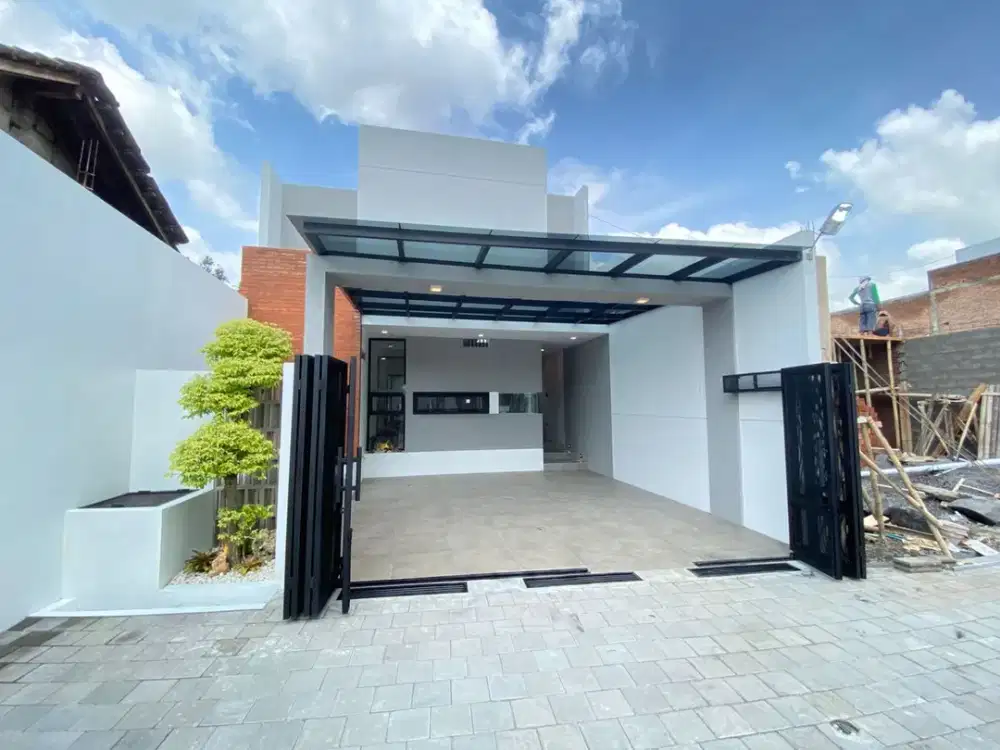 Rumah Industrial Elegant di Ngemplak Sleman Semi Furnish Harga 1,357 M Aja!