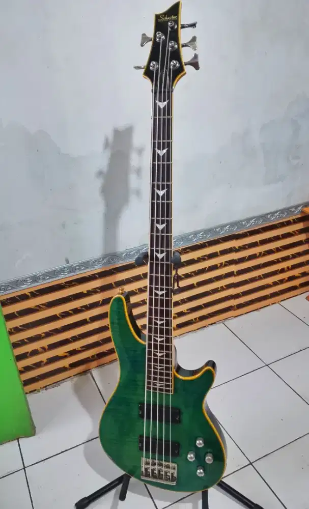 bass schecter omen diamond series 5 string aktif