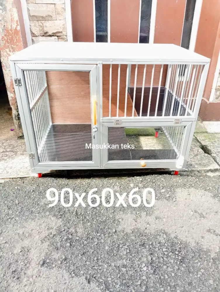 Kandang kucing alumunium