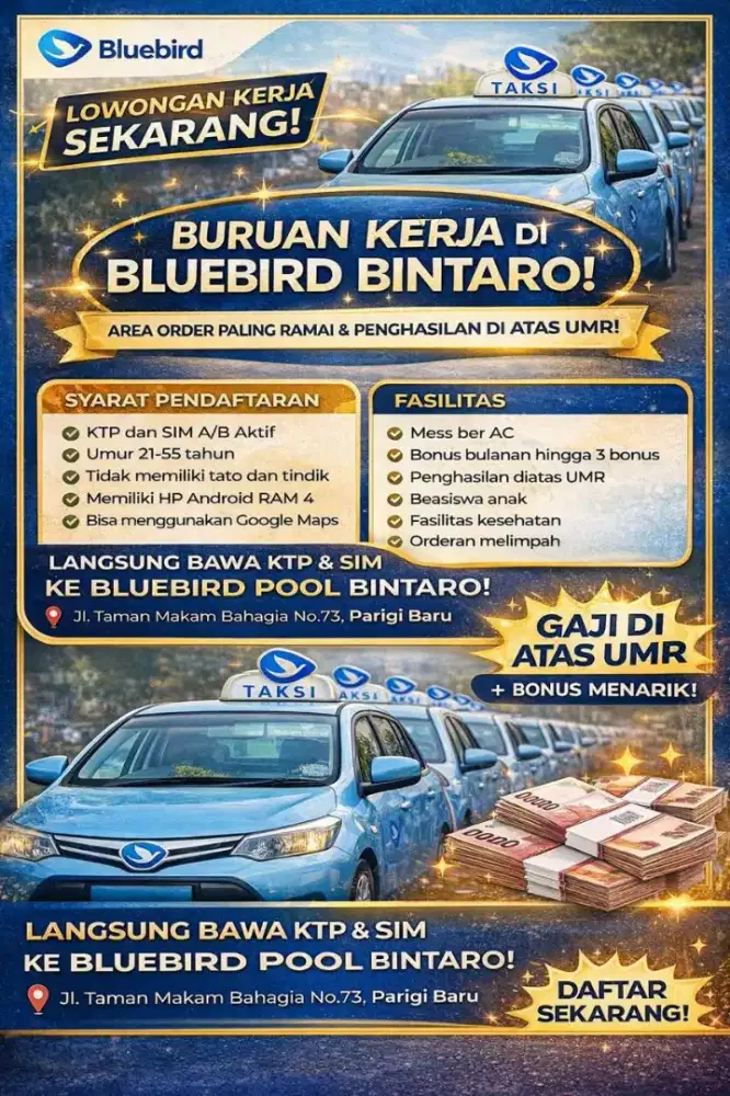 Lowongan Driver Rental