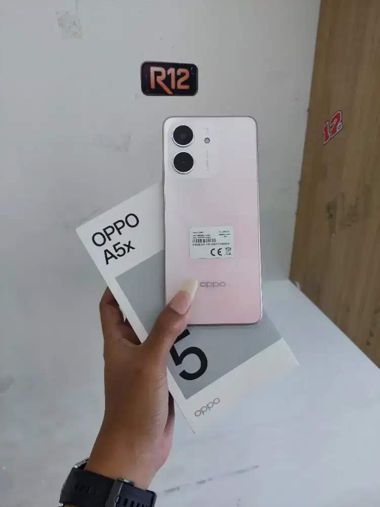 Oppo A5x 4G 6/128 seken fullset resmi