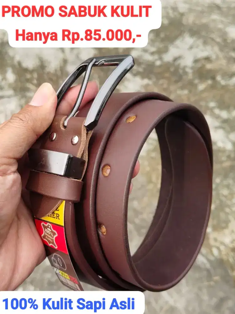 Sabuk Full Kulit Sapi Asli ( PROMO )