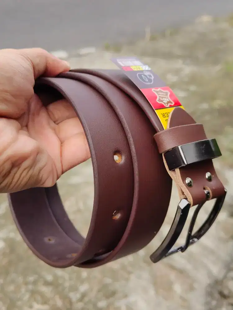 SABUK FULL KULIT SAPI ASLI 100%