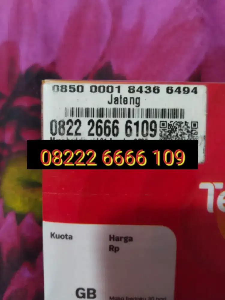 Kartu perdana simpati cantik kuartet tripel