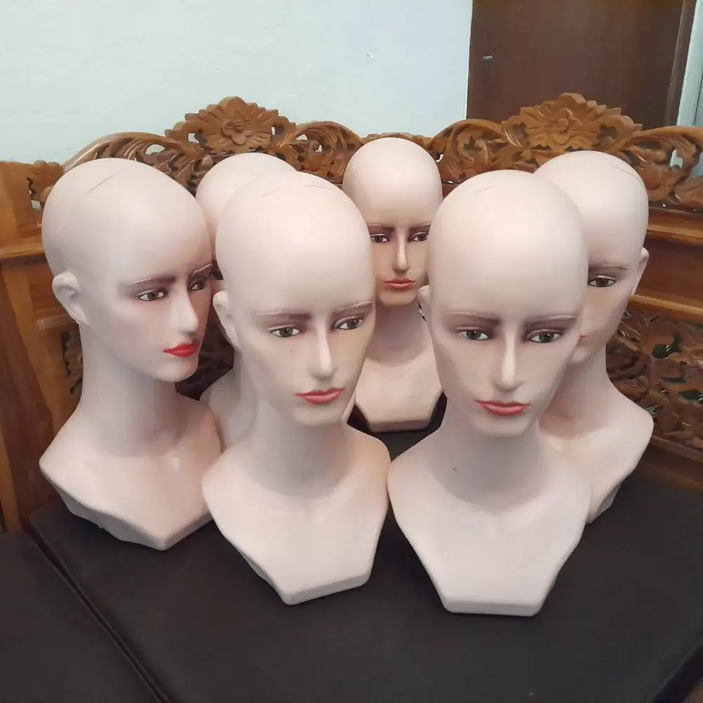 Manekin Kepala Wanita Untuk Wig Jilbab Hijab Mulus Bagus
