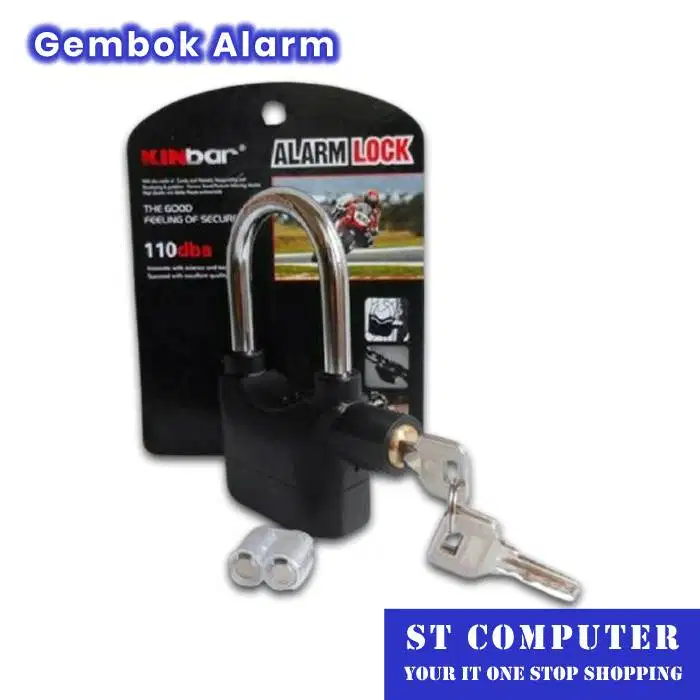 Gembok Alarm / Alarm Lock Anti Pencuri