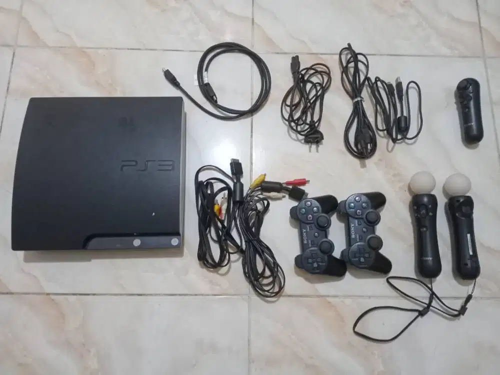 Preloved PS 3 + Set Stik PS 3