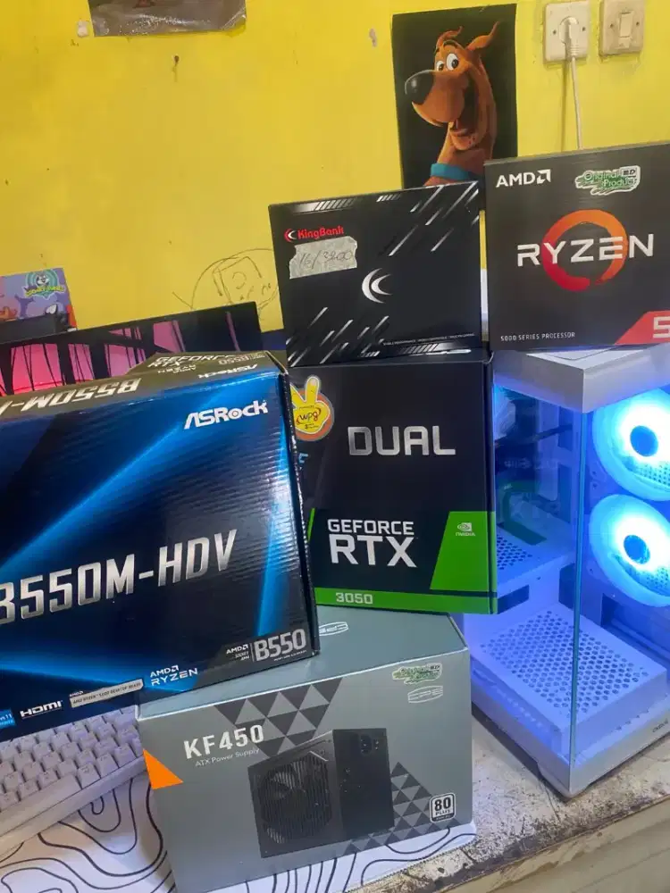 Pc gaming Ryzen 5 5600 vga rtx 3050
