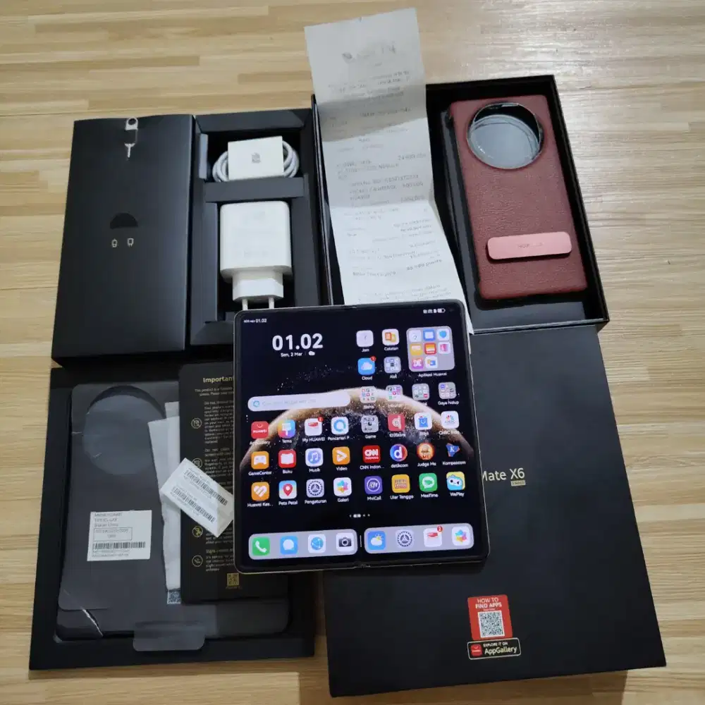 Huawei Mate X6 12/512GB Resmi Indonesia Mulus Garansi Panjang