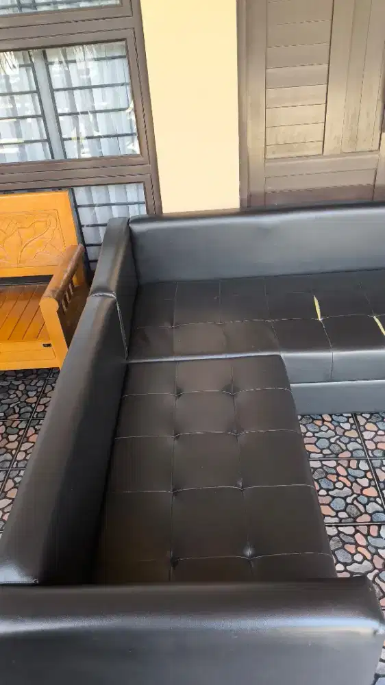 Sofa L & Kursi Rotan Plastik