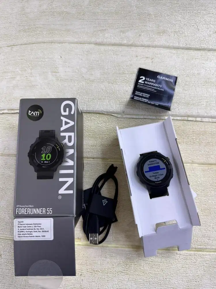 Garmin forerunner 55 bnob garansi resmi