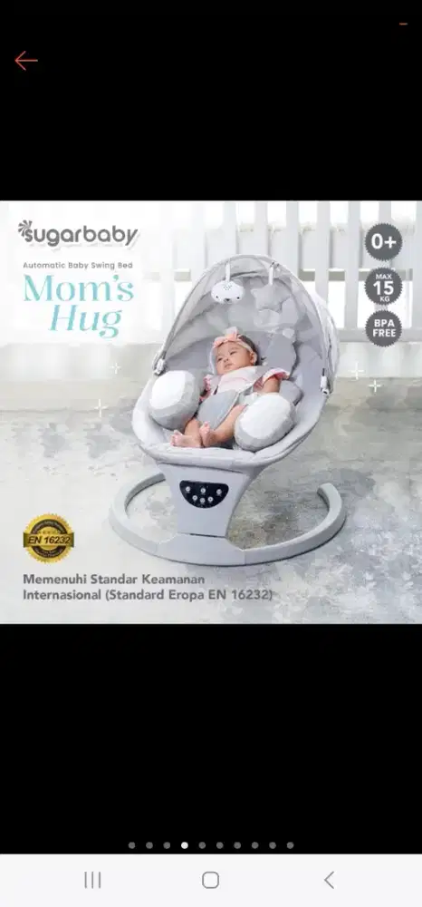 Bouncer sugar baby hug