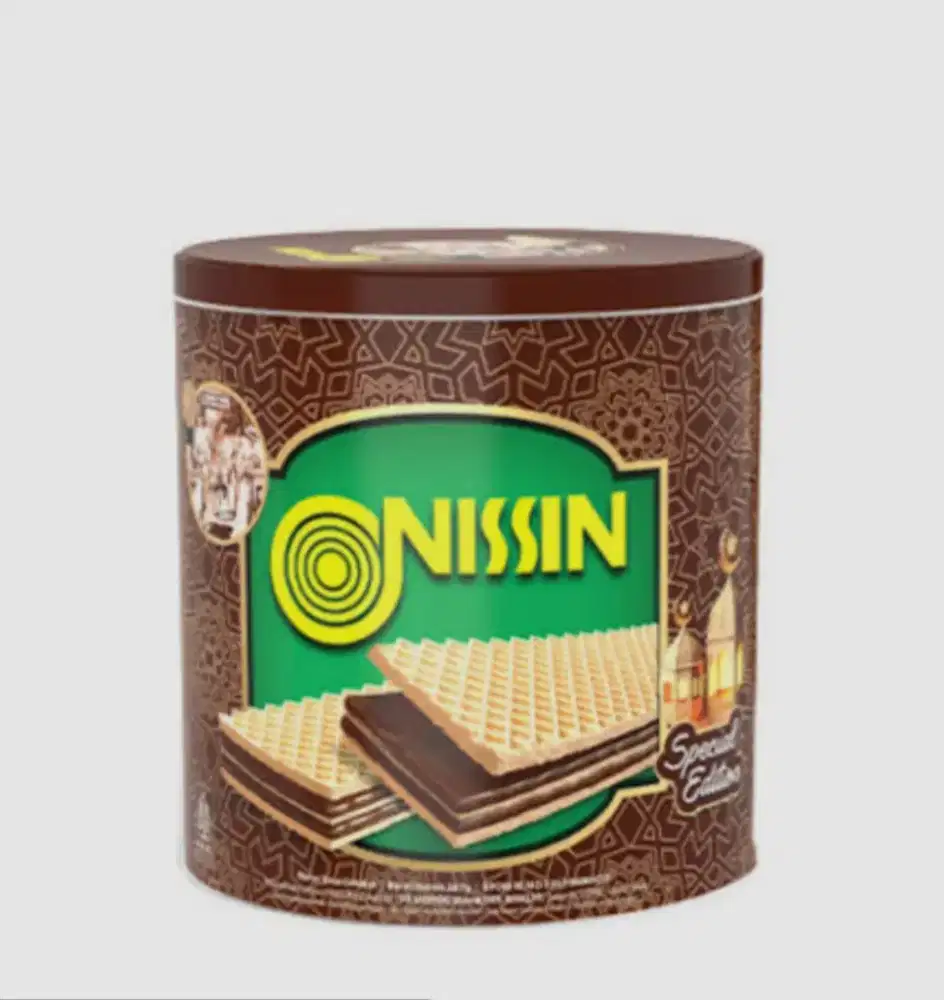 Nissin wafer festive lebaran kaleng