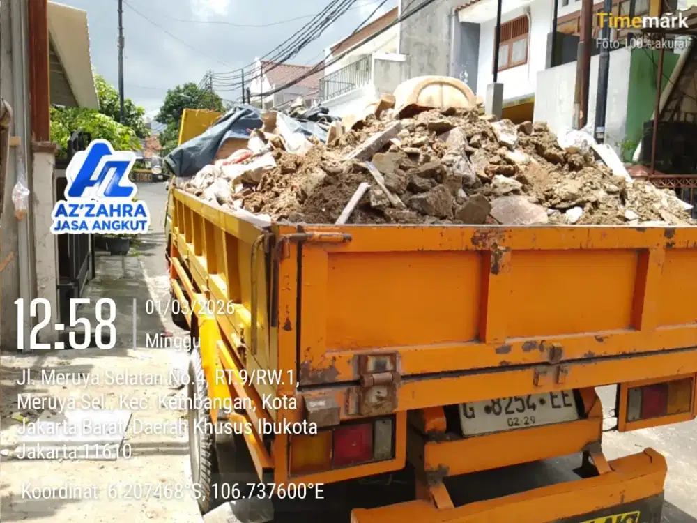 Jasa buang puing dan angkut sampah