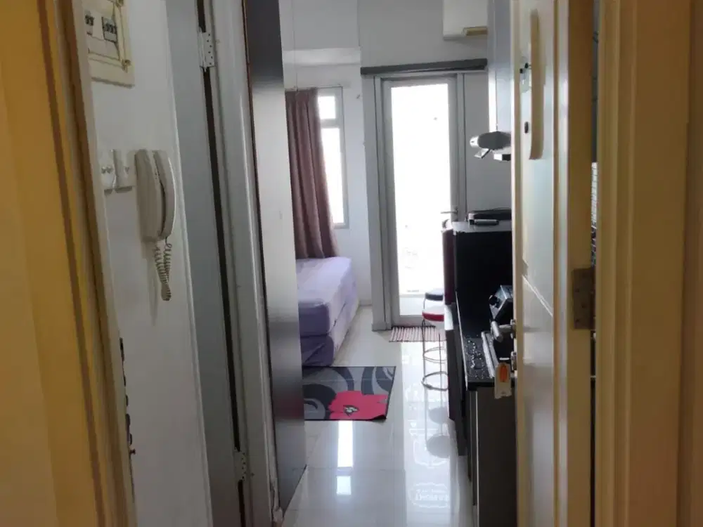 disewa unit apartemen green lake sunter,studio furnished,lantai rendah,18 juta/6bulan