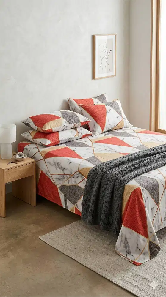 FREE GIVEAWAY! Sprei King Aesthetic Buat Kamar Baru Kamu!