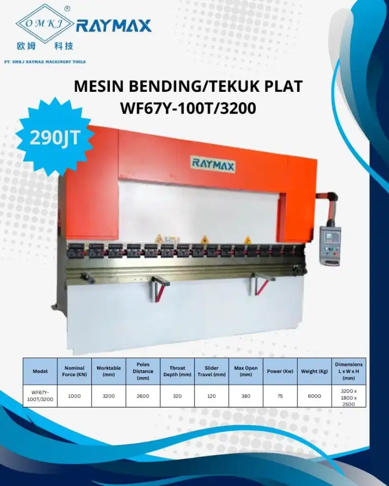 Jual mesin tekuk plat