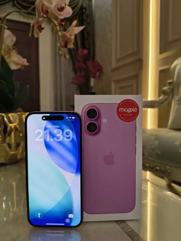 IPHONE 16 IBOX GARANSI RESMI,MULUS 100% TDAK ADA LECET!