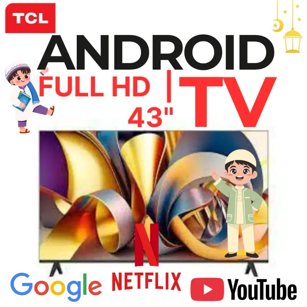 TV  ANDROID TCL 43