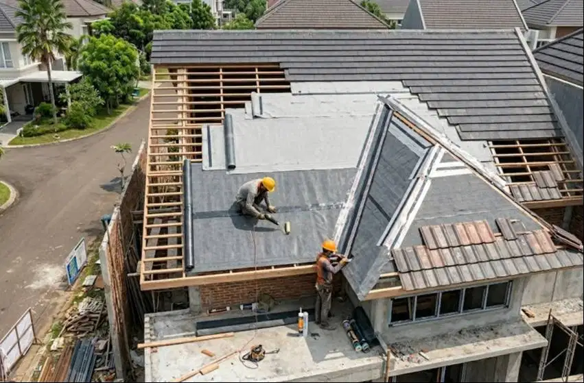 JASA PEKERJAAN ATAP & WATERPROOFING PROFESIONAL - ANTI BOCOR