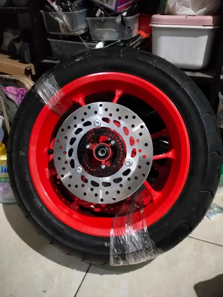 velg copotan ori aerox kondisi 99% siap pake nego sampe jadi