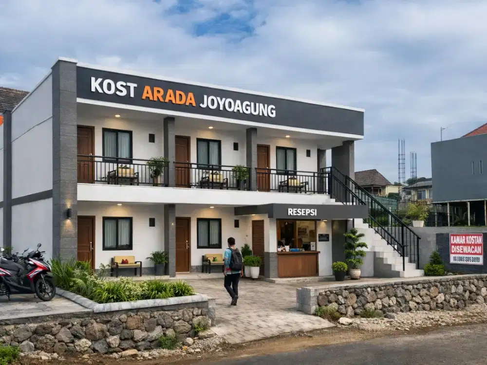 Kos Strategis Malang Akses Mobil simpangan 8 Menit kampus UB