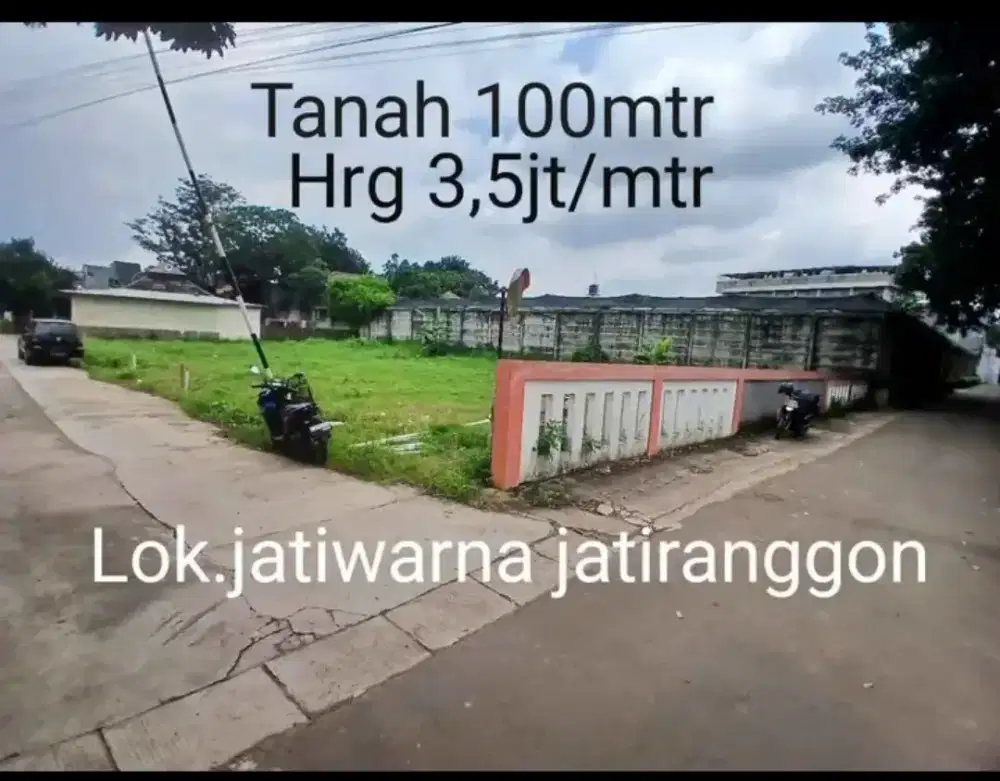 Rumah 100mt Jatiwarna jatiranggon jln 2mobil