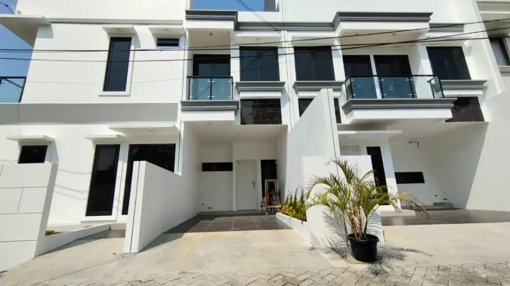 Rumah Modern 2 lantai di Cempaka putih jakarta pusat lokasi strategis