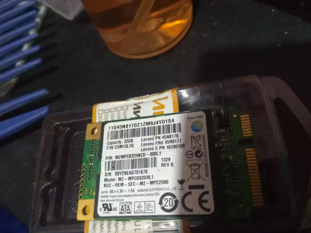 Msata ssd 32gb lenovo