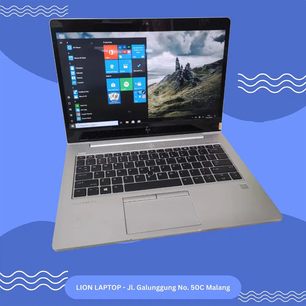 Core i7 gen 8 RAM 8GB Touchscreen Slim HP Elitebook 830 G6 [02|03]