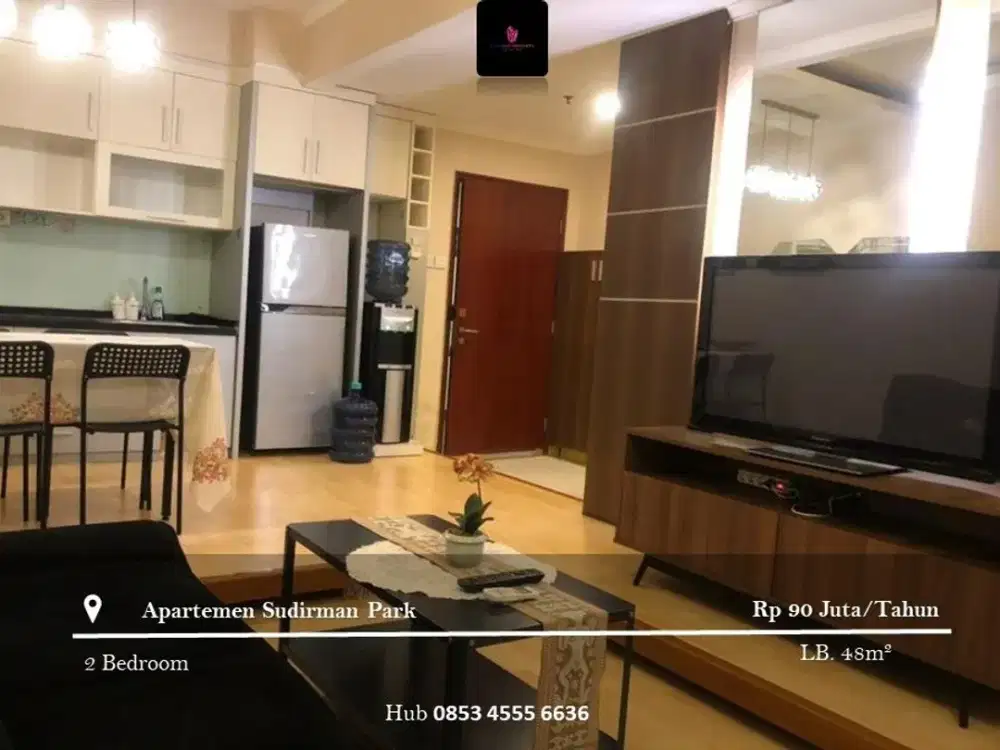 Disewakan Apartement Sudirman Park Mid Floor 2BR Fully Furnished