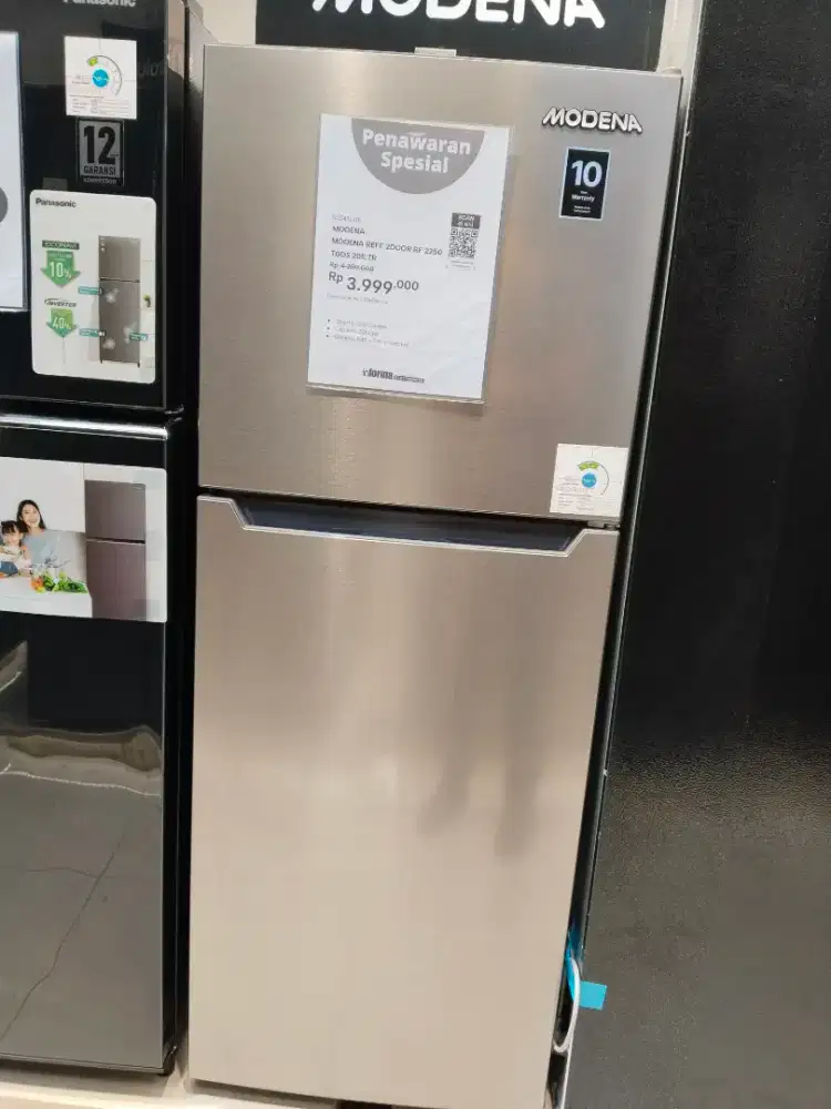 KULKAS MODENA 2 PINTU 201LTR