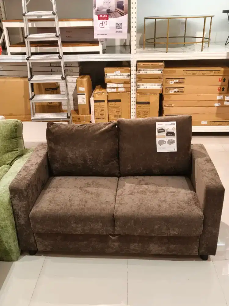 Sofa Tamu 2 Seater Storage