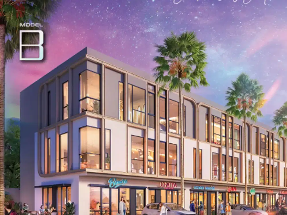 RUKO 3 LANTAI HARGA TERMURAH LOKASI BANYAK DIKELILINGI CLUSTER TERHUNI!