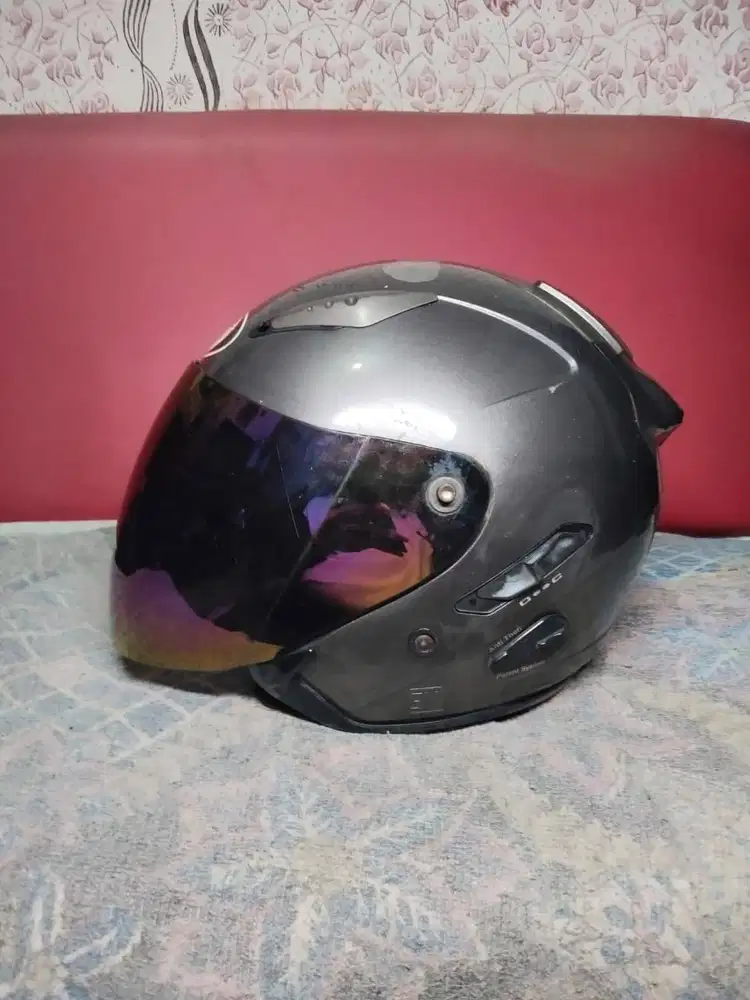 GRATIS - Helm KYT Half Face - Sesuai Gambar