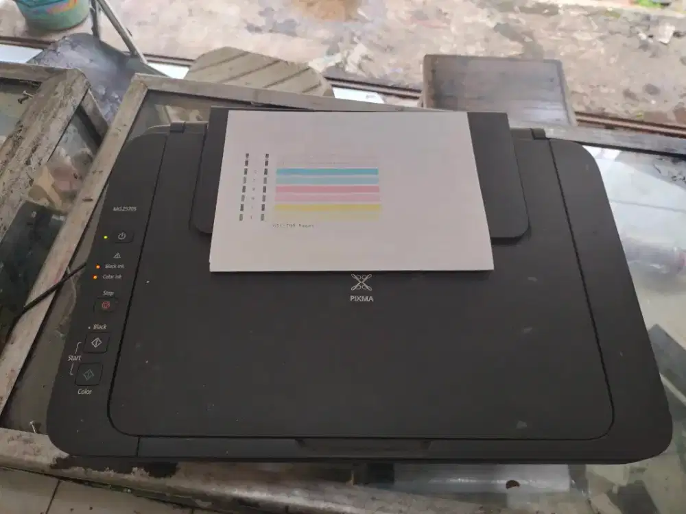 Printer canon mg 2570s print scan copy minus catridge black kurg bgus