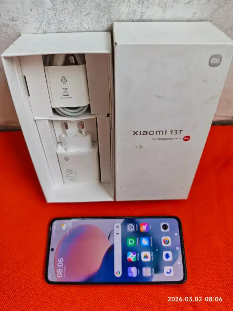 Xiaomi 13T 12/256 Fullset ori segel mulus Ex Flagship
