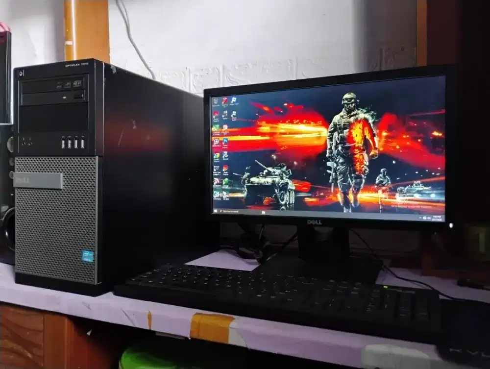 Pc editing intel core i5 + ram 8gb + monitor 20inch dell fullset