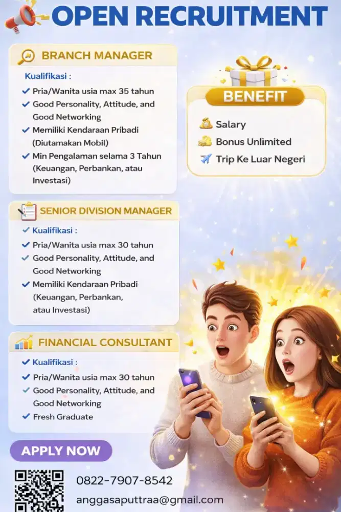 Dibutuhkan staff kantor