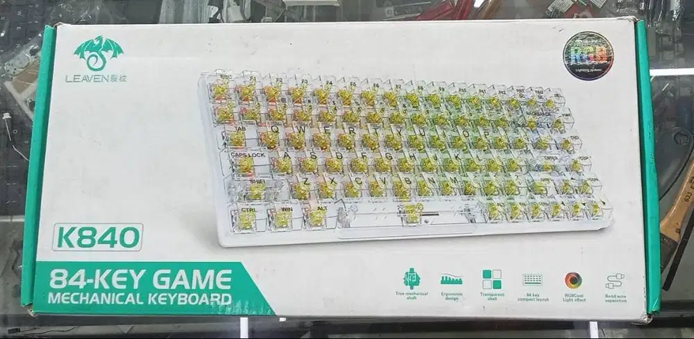 JUAL KEYBOARD KOMPUTER BARU MEREK LEAVEN K840