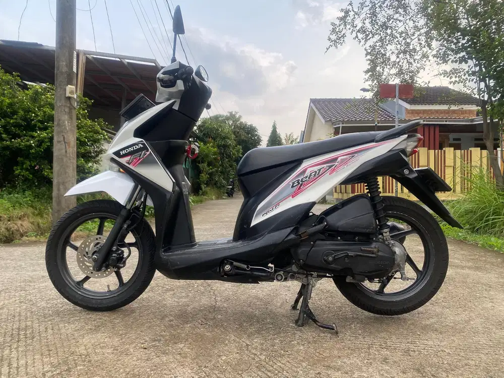 58@: PAJAK ON B DEPOK BEAT ESP FI PUTIH