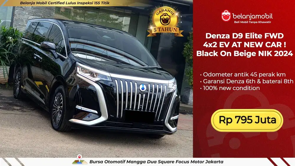[ KM 45 PERAK ] Denza D9 D 9 Elite FWD 4x2 EV AT 2024/2025
